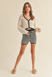 Alex Scalloped Edge Cardigan