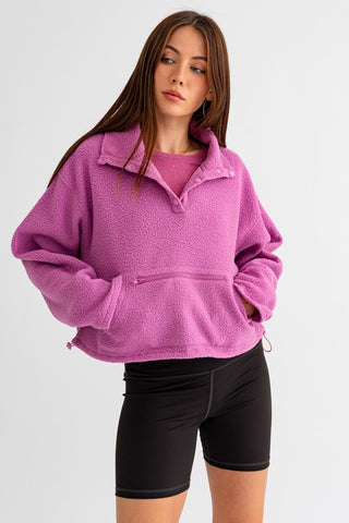 Lisa Pocket Fleece Pullover