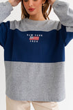 NY Color Block Pullover