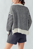 Hailee Striped Asymmetrical Sweater