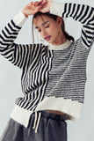 Hailee Striped Asymmetrical Sweater
