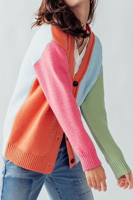 Color Block Striped Cardigan – Darling + Threads