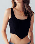 Dixon Corset Tank (multiple colors)