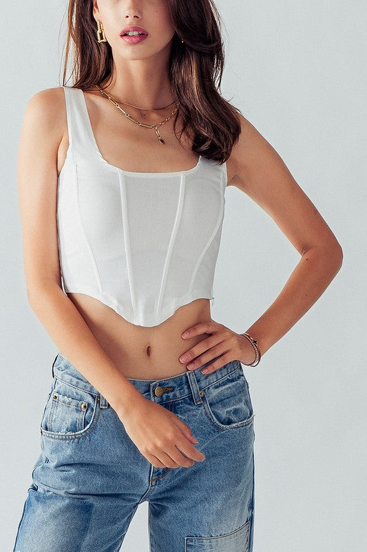 Dixon Corset Tank (multiple colors)
