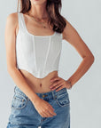 Dixon Corset Tank (multiple colors)