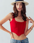 Dixon Corset Tank (multiple colors)