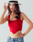 Dixon Corset Tank (multiple colors)