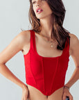 Dixon Corset Tank (multiple colors)