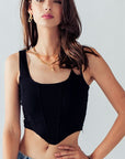 Dixon Corset Tank (multiple colors)