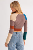 Laney Color Block Knit Top