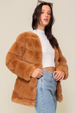 Trina Faux Fur Glam Coat