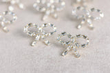 Sparkling Diamond Mini Statement Bow Earrings