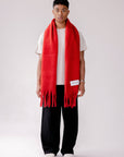 The Stockholm Scarf  Crimson Red
