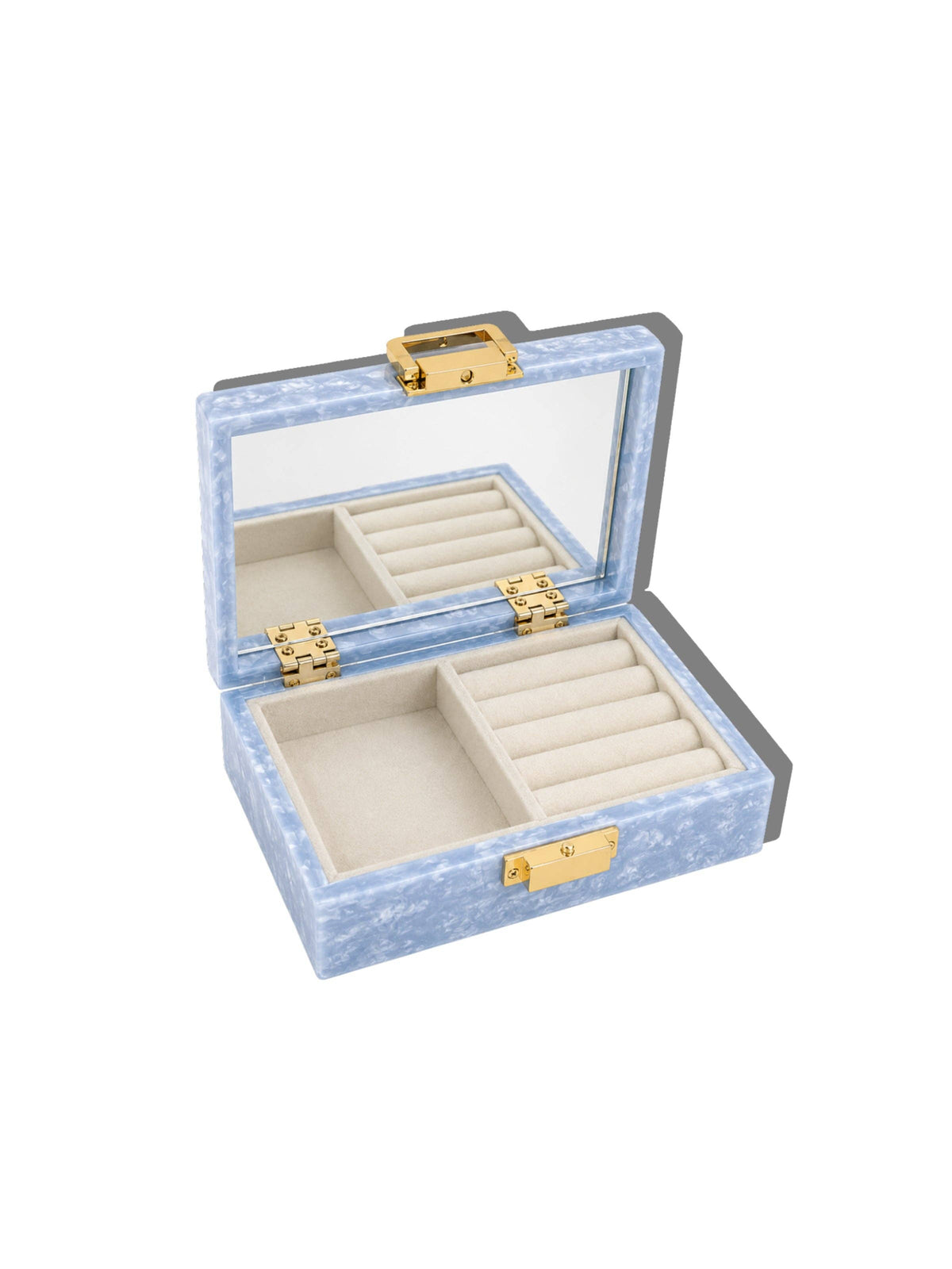 Hand-painted Dachshund Travel Jewelry Box
