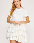 Florence Ruffle Frill Mini Dress