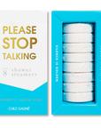 Please Stop Talking Shower Steamers - Blackberry Vanilla Musk - Set of 8 Tabs