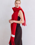 The Stockholm Scarf  Crimson Red