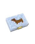 Hand-painted Dachshund Travel Jewelry Box