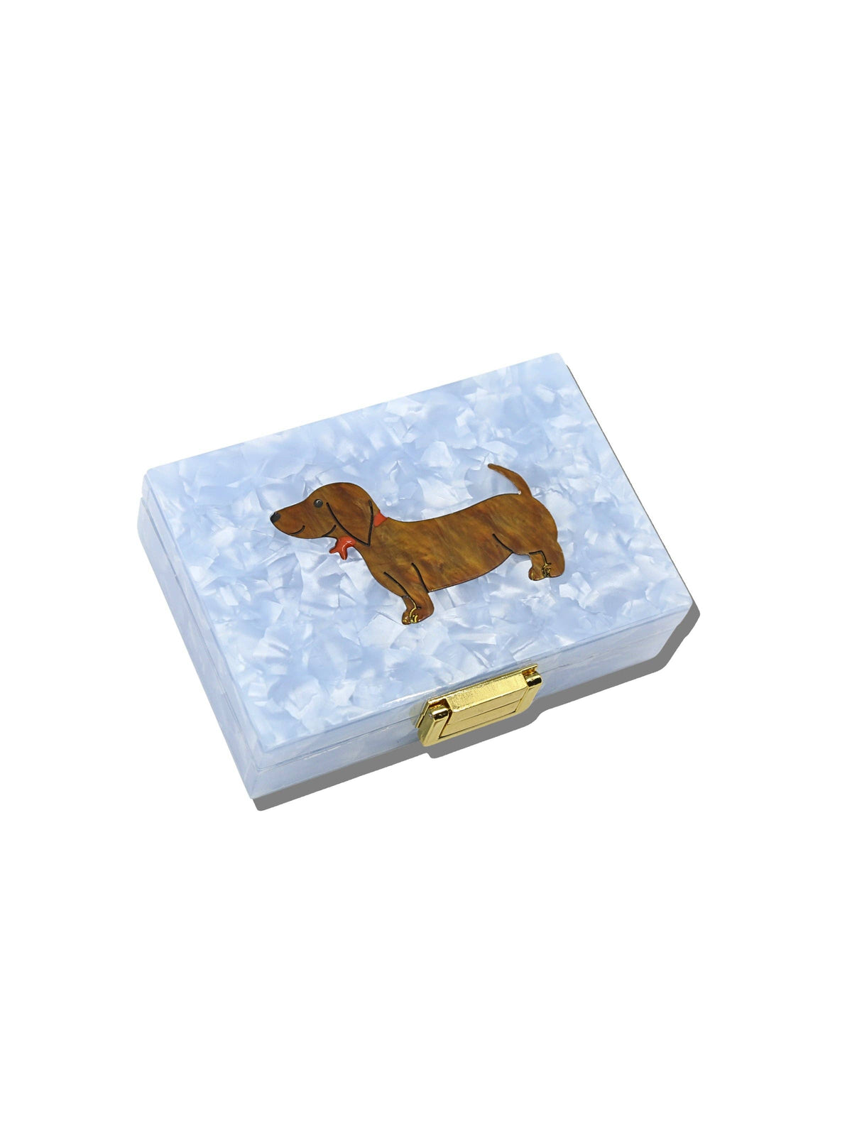 Hand-painted Dachshund Daily Ritual Pill Case