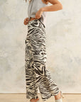 Zaza Zebra Wide Leg Jean