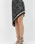 Leila Lace Asymmetrical Skirt