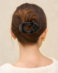 Black Flat Cloud Clip - Medium - sanitystyle