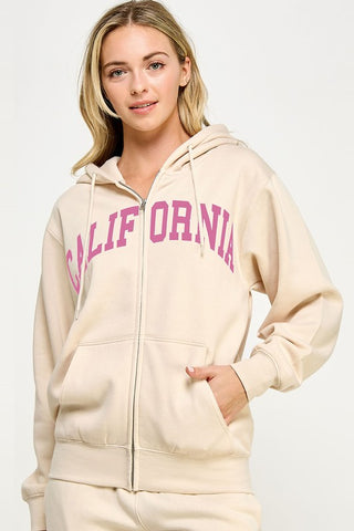 California Zipup Sweatshirt