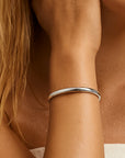 Arielle Bangle Bracelet - Silver