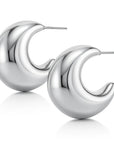 Kane Dome Earring - Silver