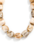 Uma Oversized Beaded Necklace - Gold