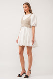 Bella Off White Mini Dress
