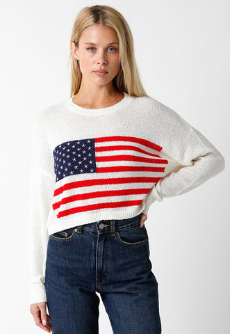Ivy American Flag Sweater