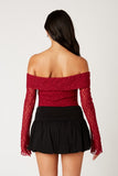 Mara Off Shoulder Lace Top