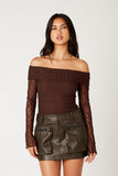 Mara Off Shoulder Lace Top