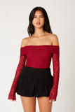 Mara Off Shoulder Lace Top