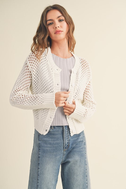 Lizette Crochet Cardigan