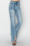 Holly High Rise Ankle Slit Jeans