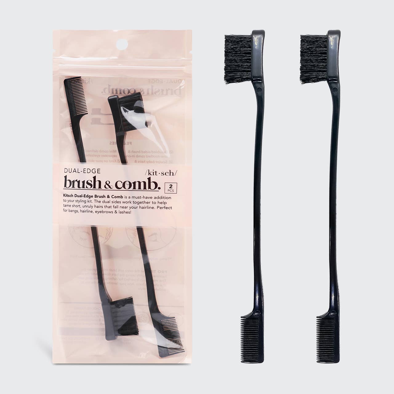 Edge Brush &amp; Comb 2pc