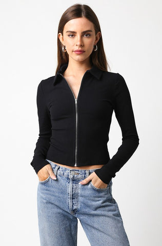 Megan Zip Top