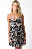 Laney Black Floral Dress