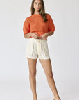 Leah Patched Pocket Shorts