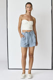 Leah Patched Pocket Shorts