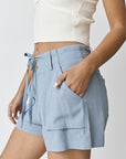 Leah Patched Pocket Shorts