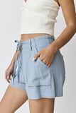 Leah Patched Pocket Shorts