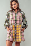 Hailee Plaid Ruffled Dress