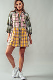 Hailee Plaid Ruffled Dress