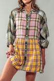 Hailee Plaid Ruffled Dress