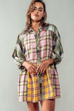 Hailee Plaid Ruffled Dress