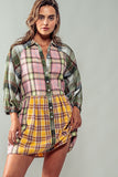 Hailee Plaid Ruffled Dress