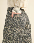 Dana Barrel Leg Leopard Jean